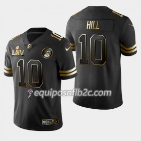 Camiseta Hombre NFL Kansas City Chiefs Tyreek Hill 10 Nike Negro Golden Edition